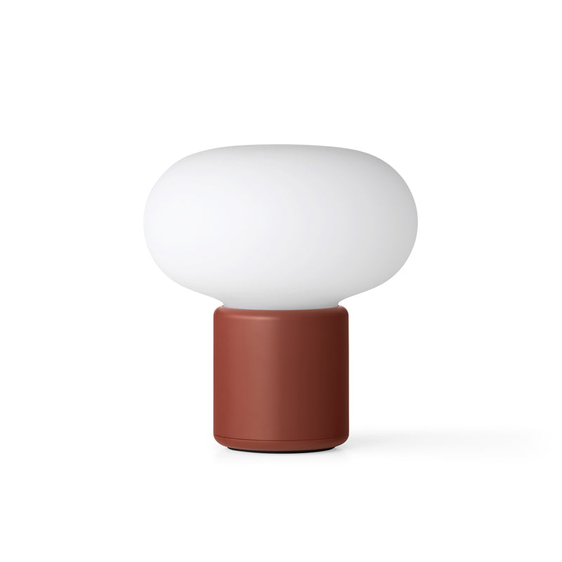 New Works - Karl-Johan Portable LED Tischleuchte | earth red