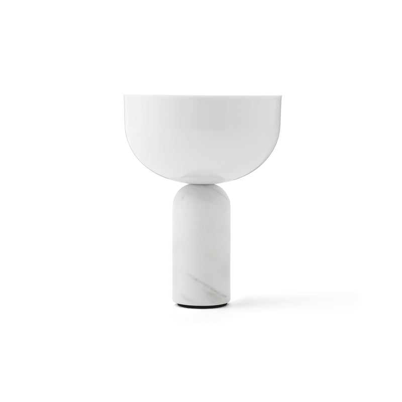 New Works - Kizu Portable LED Tischleuchte | Marmor weiß