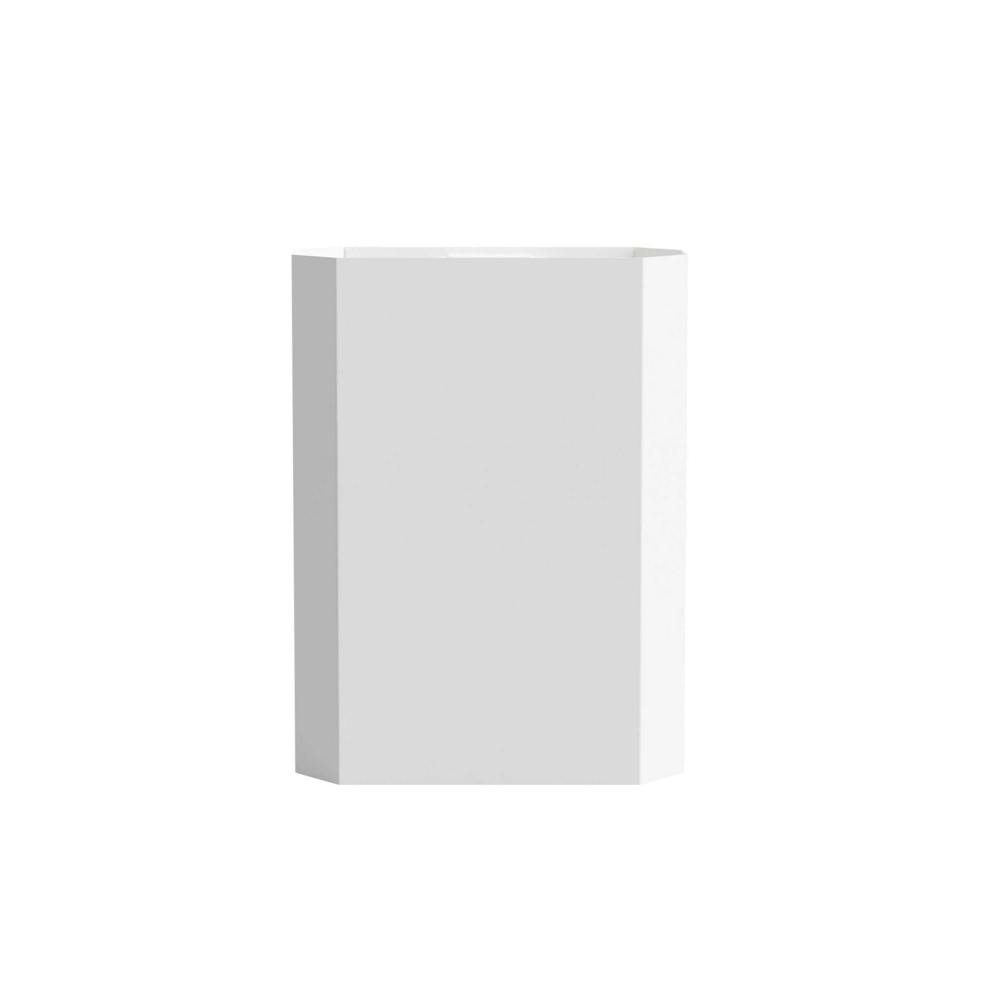 Nichba Design - Papiereimer für die Wand | 12 L / weiß