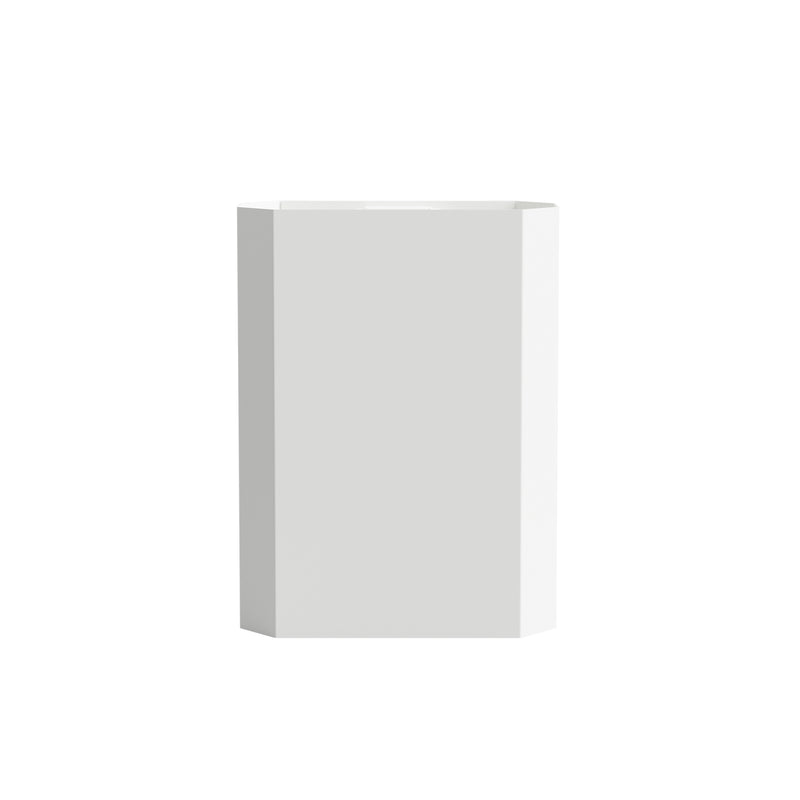 Nichba Design - Papiereimer für die Wand | 12 L / weiß