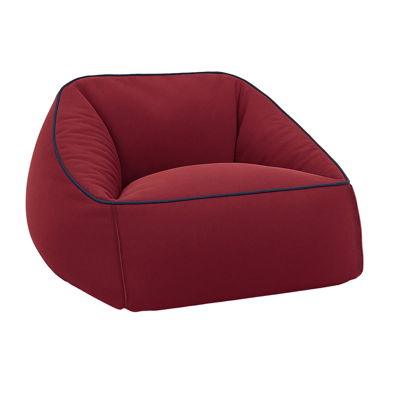 Nobodinoz - Arnold Armchair Sitzsack (für Erwachsene) | burnt red