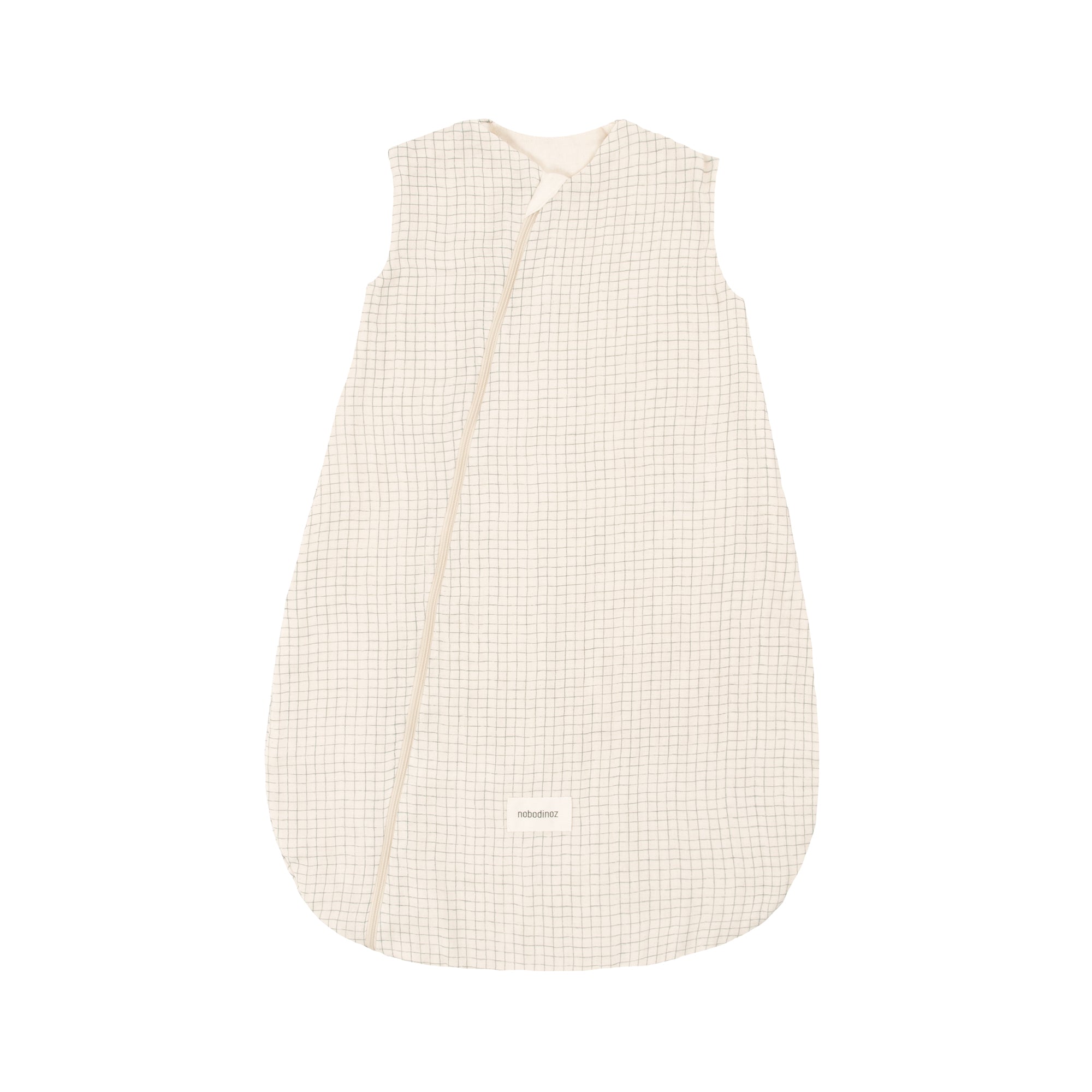 Nobodinoz - Sweety Baby-Schlafsack | 0-6 Monate / blue grid