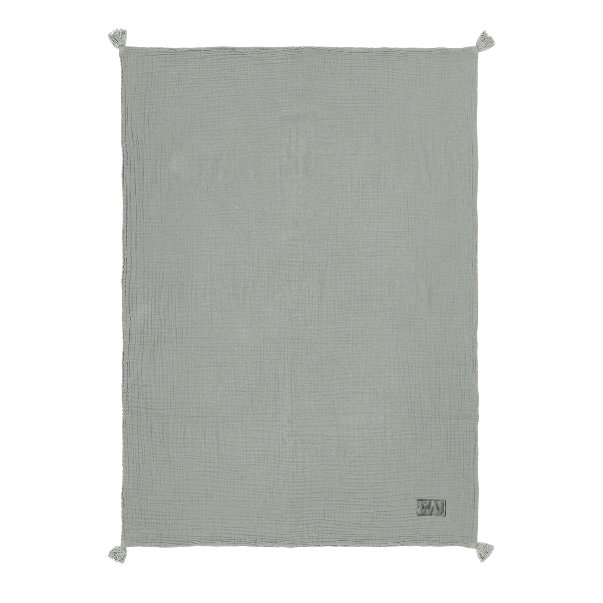 Nobodinoz - Wabi Sabi Musselin Decke | azure