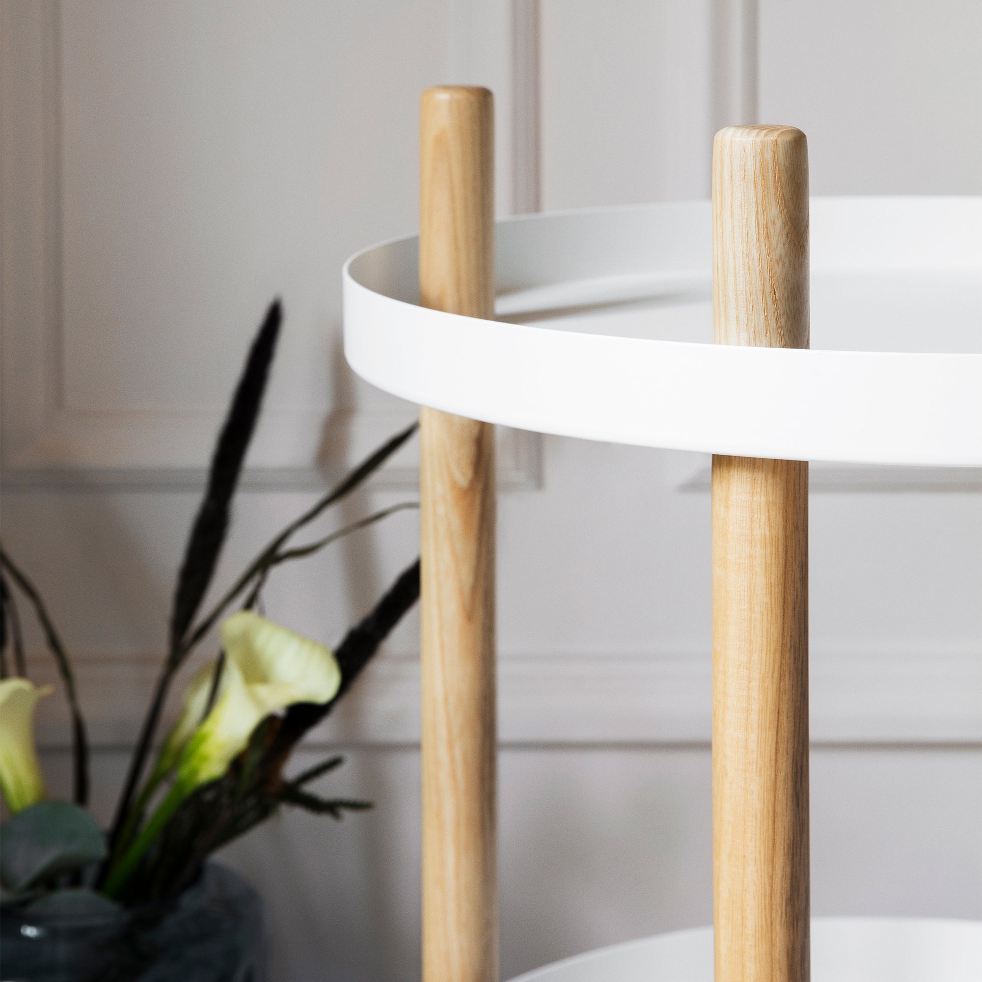 Normann Copenhagen - Block Beistellwagen rund