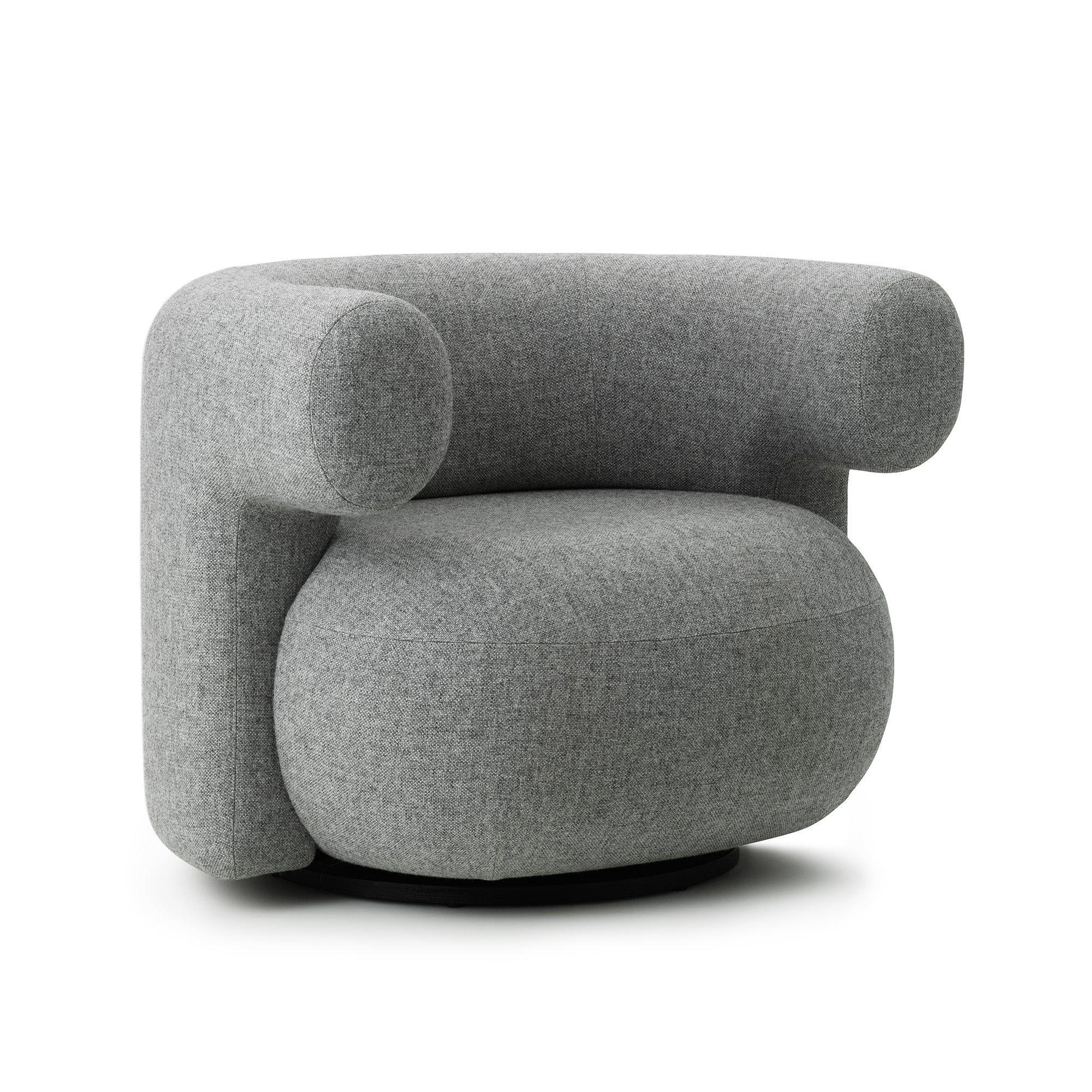 Normann Copenhagen - Burra Lounge Chair | Kvadrat Hallingdal grau (0100)