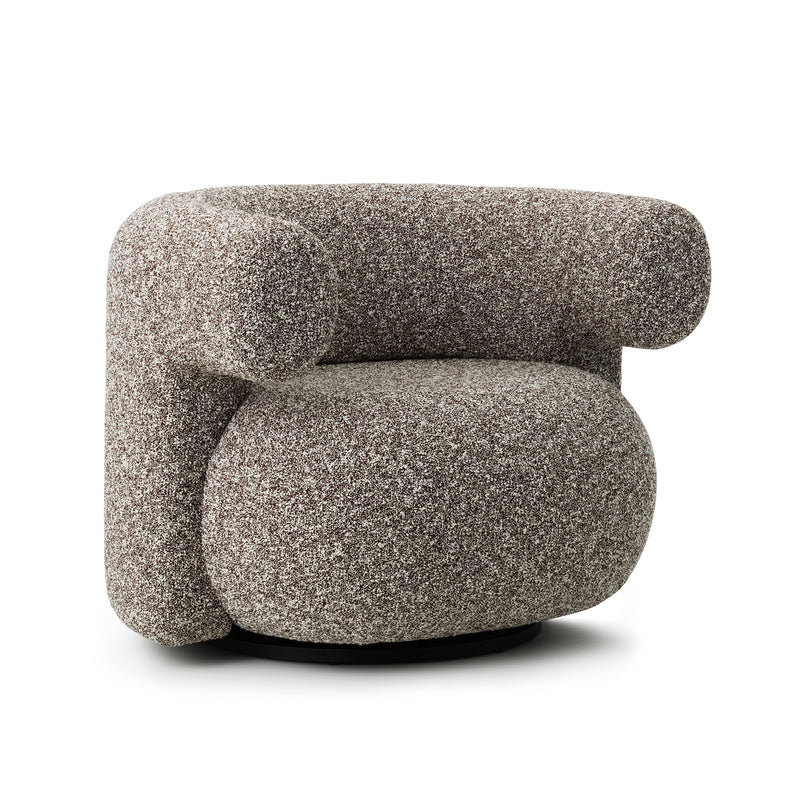 Normann Copenhagen - Burra Lounge Chair | Kvadrat Zero braun (0110)