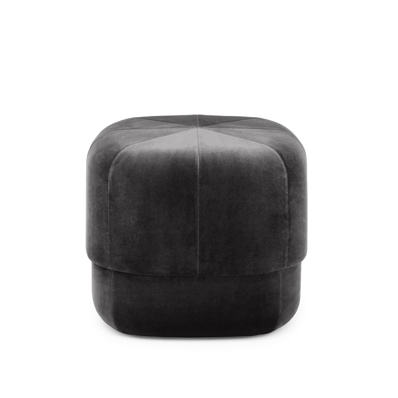 Normann Copenhagen - Circus Pouf klein | Velour grau
