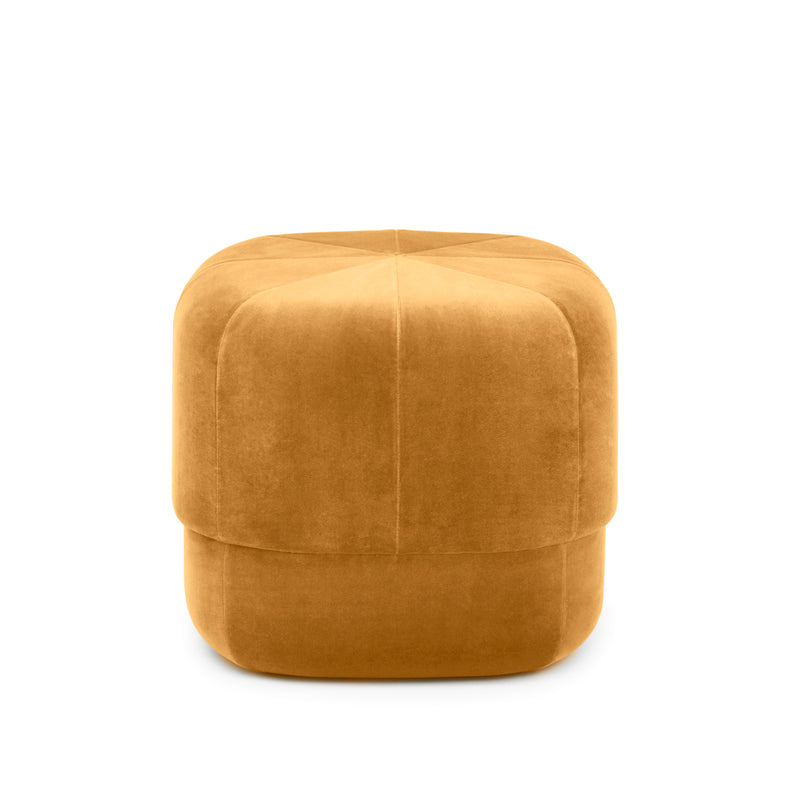 Normann Copenhagen - Circus Pouf klein | Velour gelb