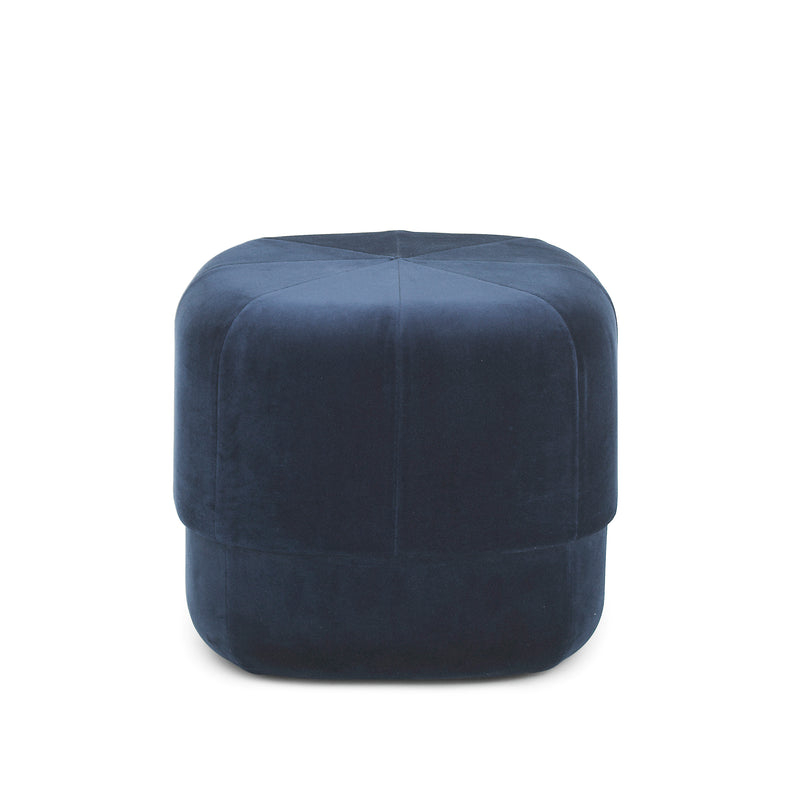 Normann Copenhagen - Circus Pouf klein | Velour dunkelblau