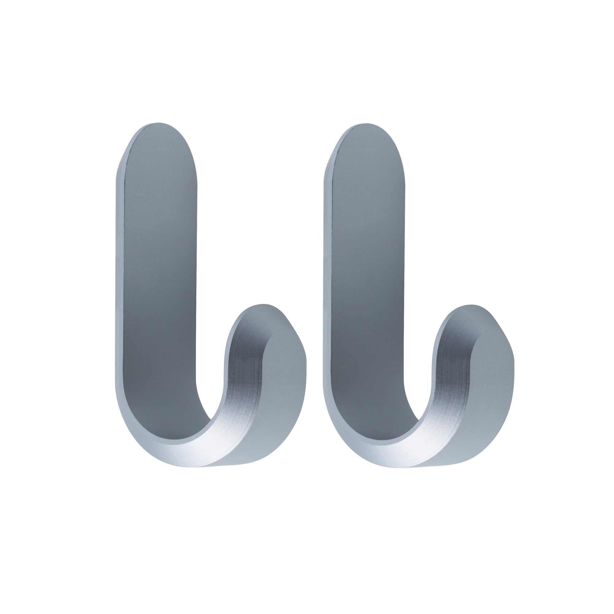 Normann Copenhagen - Curve Wandhaken Mini | matt silber