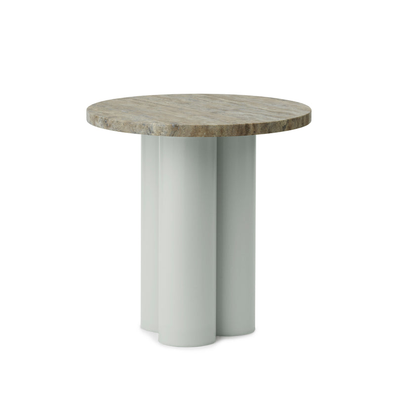 Normann Copenhagen - Dit Beistelltisch | travertine silver / light green