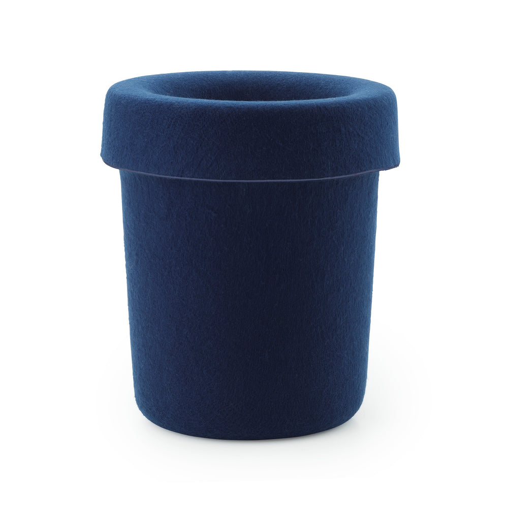 Normann Copenhagen - Hide Büroabfalleimer | dunkelblau
