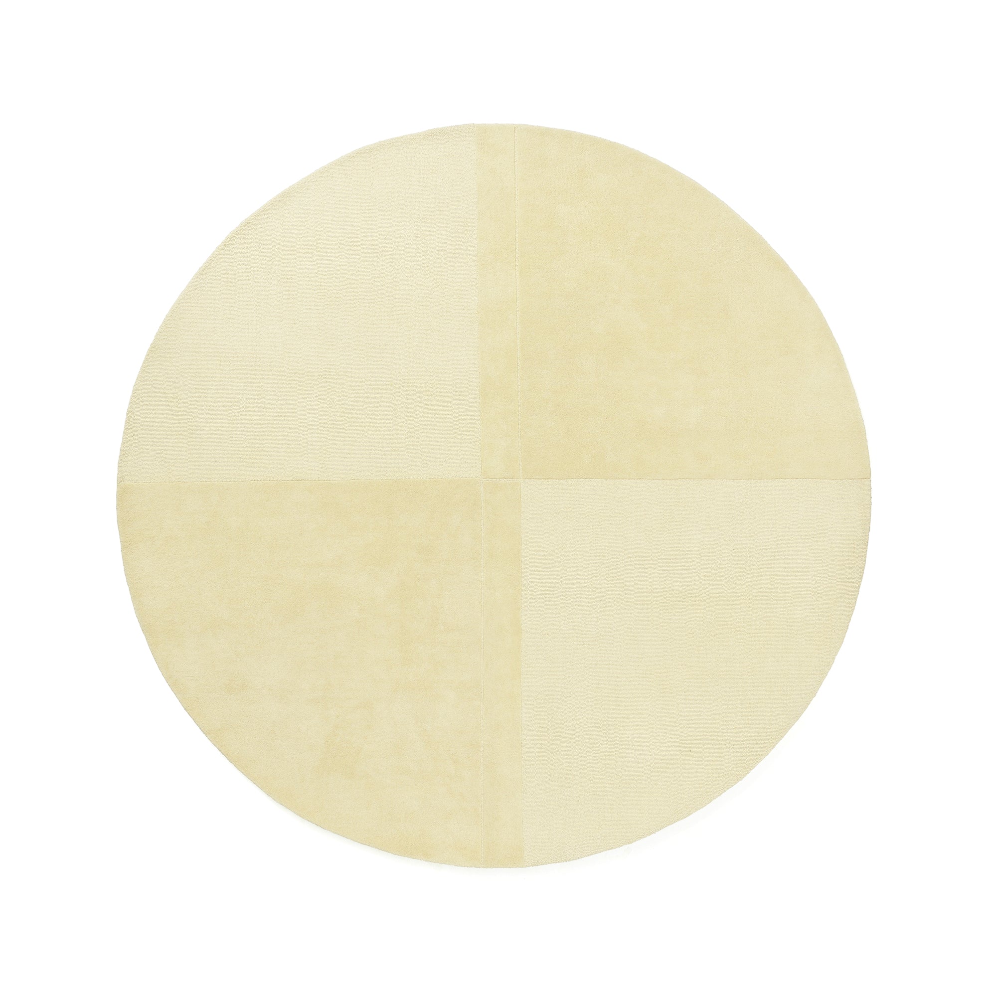 Normann Copenhagen - Level Teppich | Ø280 cm / light yellow