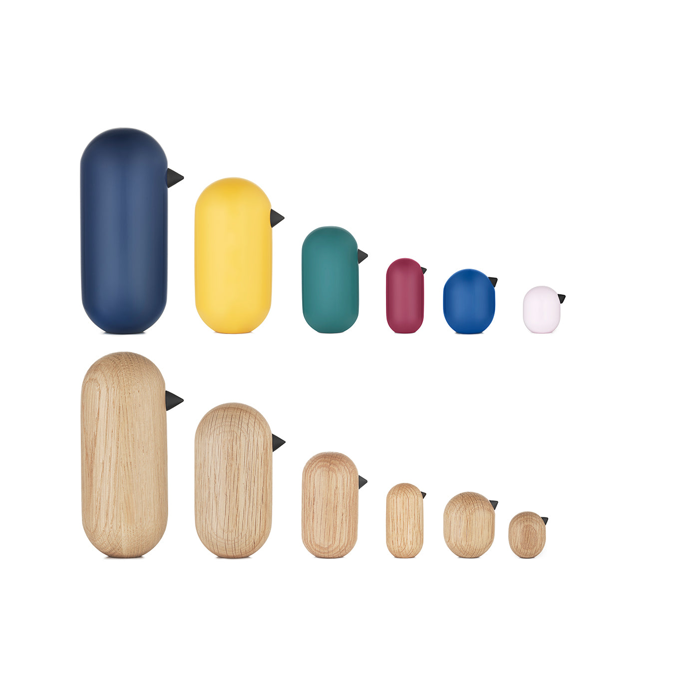 Normann Copenhagen - Little Bird Holzvogel | 3 cm / rosa