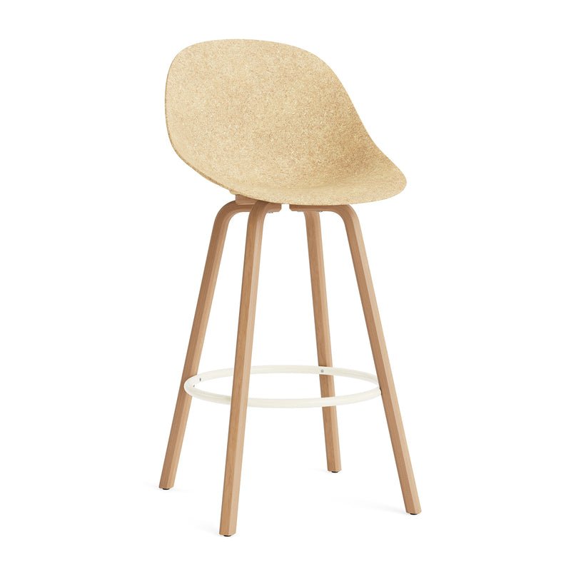 Normann Copenhagen - Mat Barstuhl | Fußstütze cream / H 75 cm / hemp