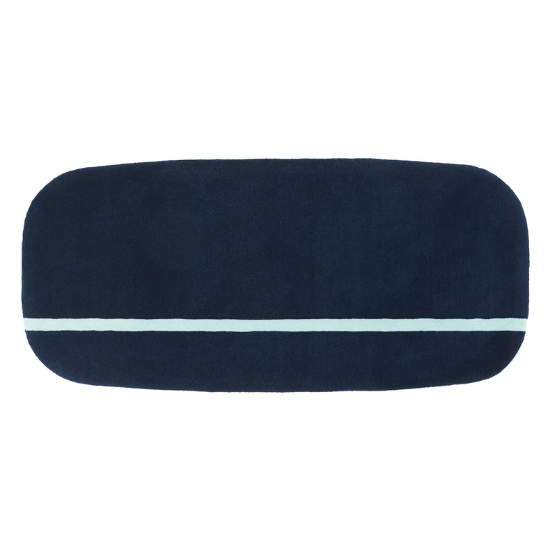 Normann Copenhagen - Oona Teppich | 90 x 200 cm / blau
