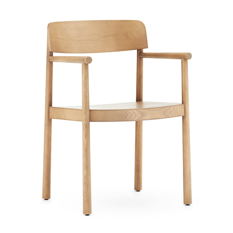 Normann Copenhagen - Timb Armlehnstuhl | ohne Polster / tan