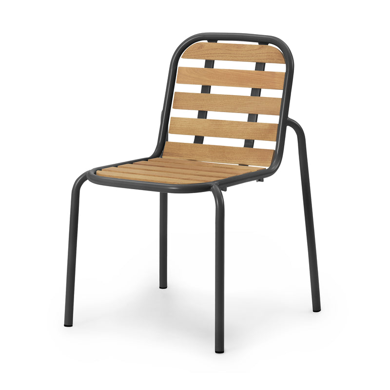 Normann Copenhagen - Vig Outdoor Stuhl | Robinie natur / schwarz