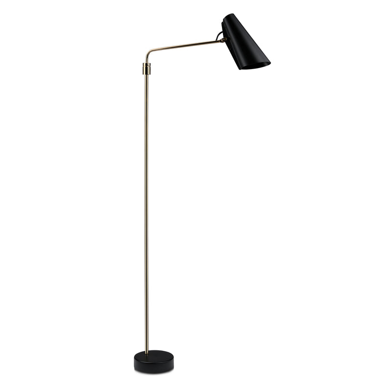 Northern - Birdy Swing Stehleuchte | schwarz/Messing