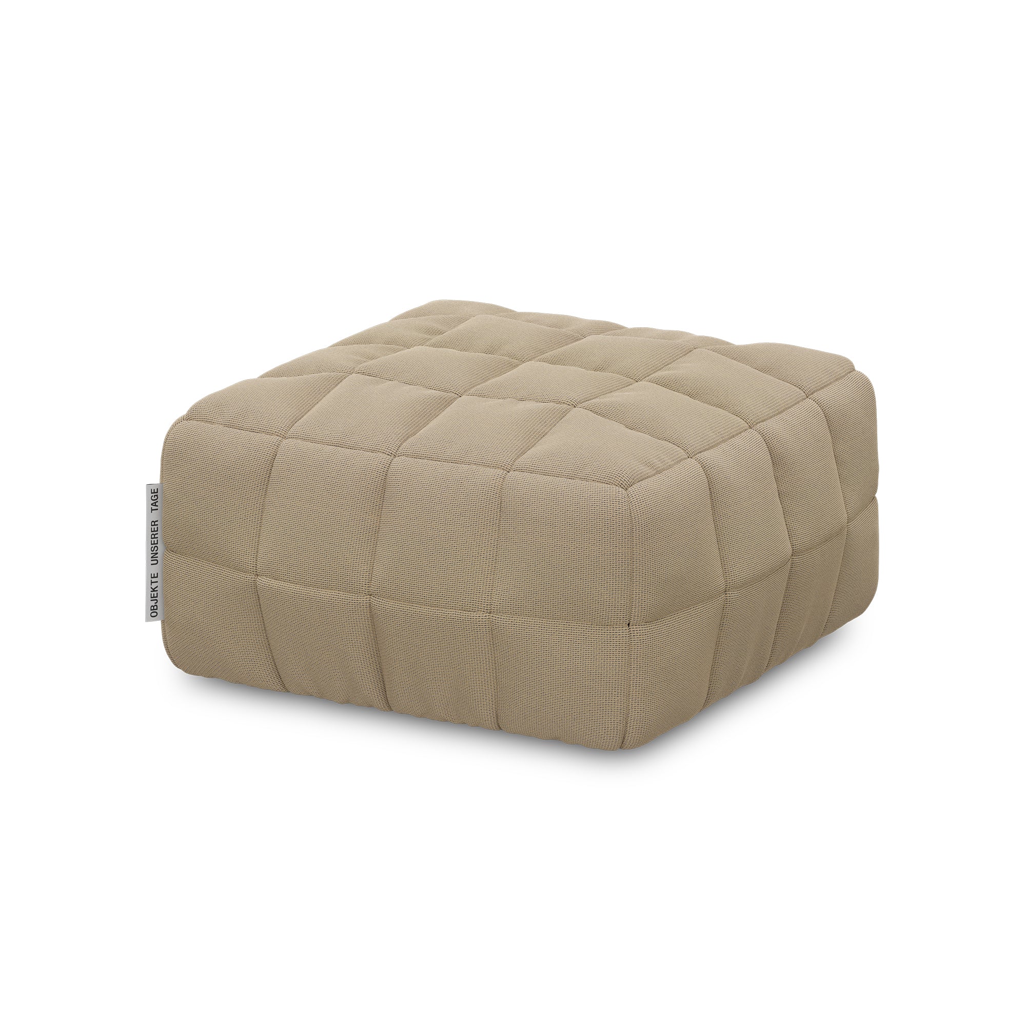 OUT Objekte unserer Tage - Henn Pouf | Kvadrat Autumn beige (0221)