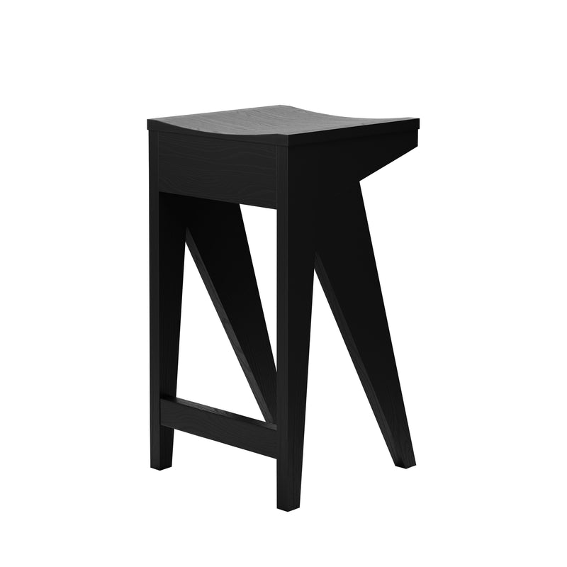 OUT Objekte unserer Tage - Schulz Barhocker | 65 cm / schwarz