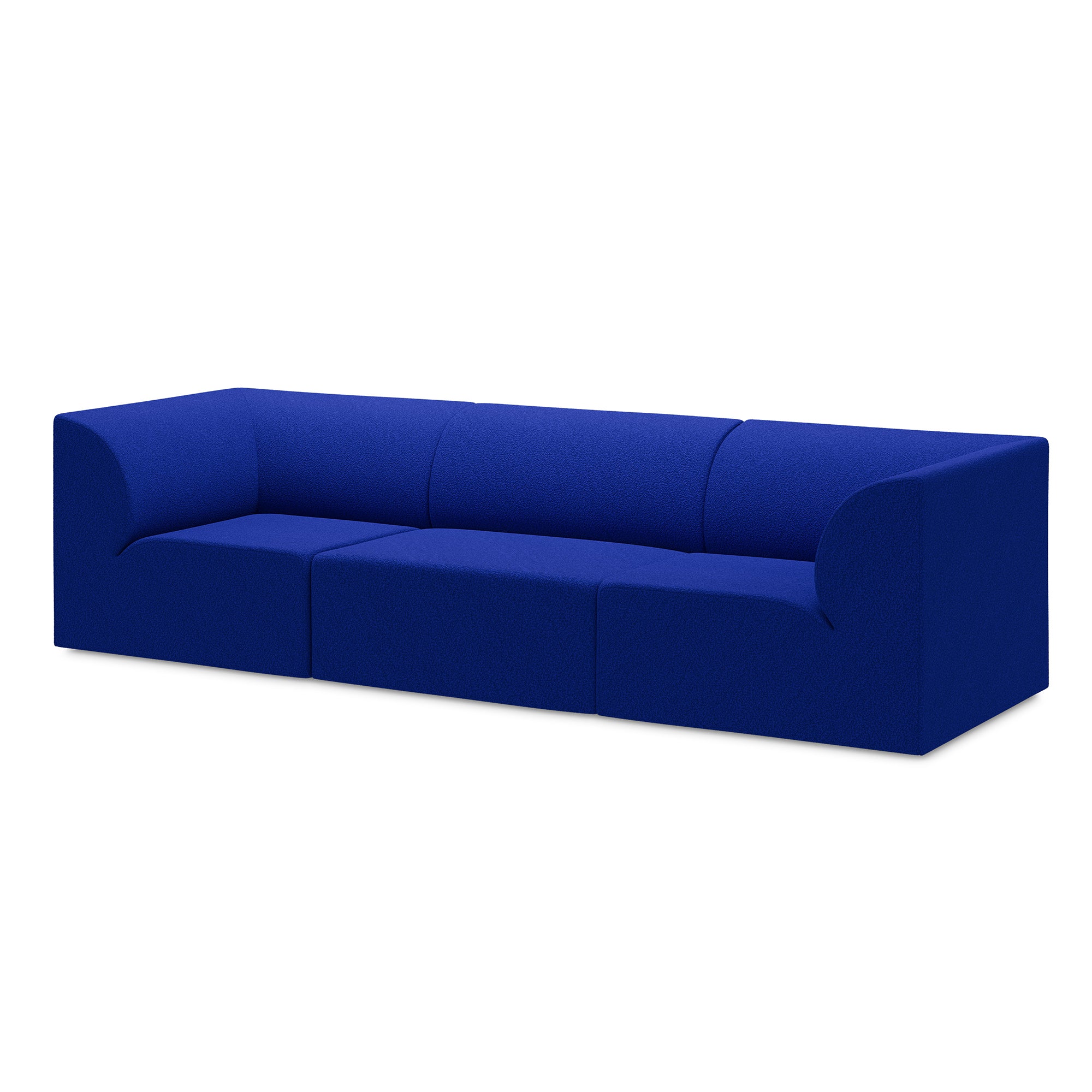 OUT Objekte unserer Tage - Weber 02 3-Sitzer Sofa | OUT Berlin cobaltblau (641)