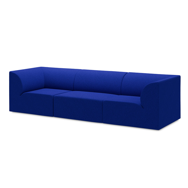 OUT Objekte unserer Tage - Weber 02 3-Sitzer Sofa | OUT Berlin cobaltblau (641)