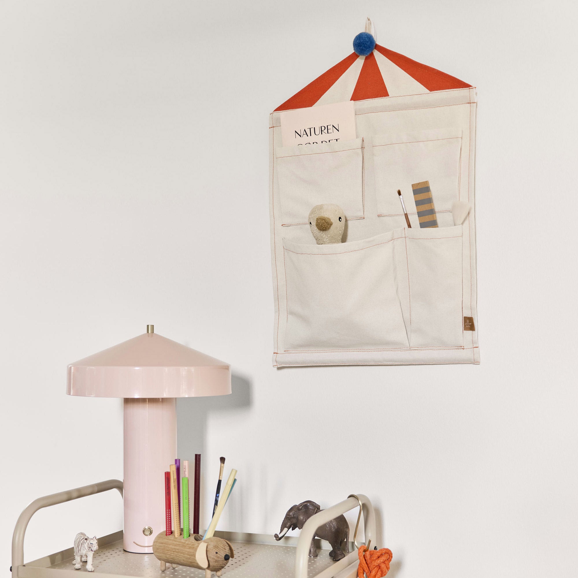 OYOY Mini - Circus Wandaufbewahrung | clay/red