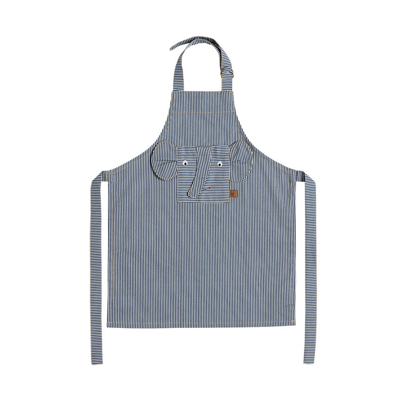 OYOY Mini - Striped Denim Elephant Schürze | 