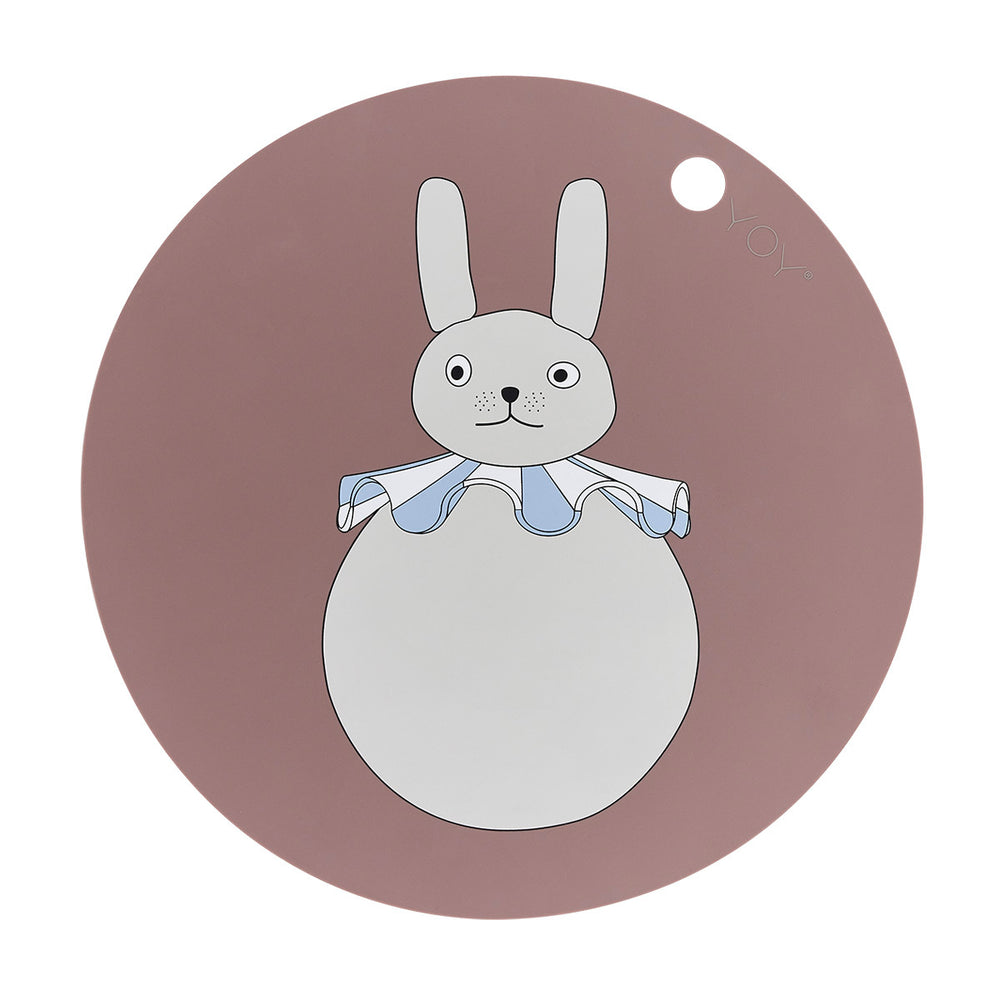 OYOY - Platzset PomPom | Hase/Clay