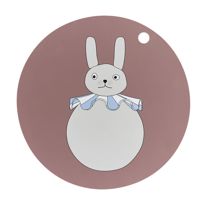 OYOY - Platzset PomPom | Hase/Clay
