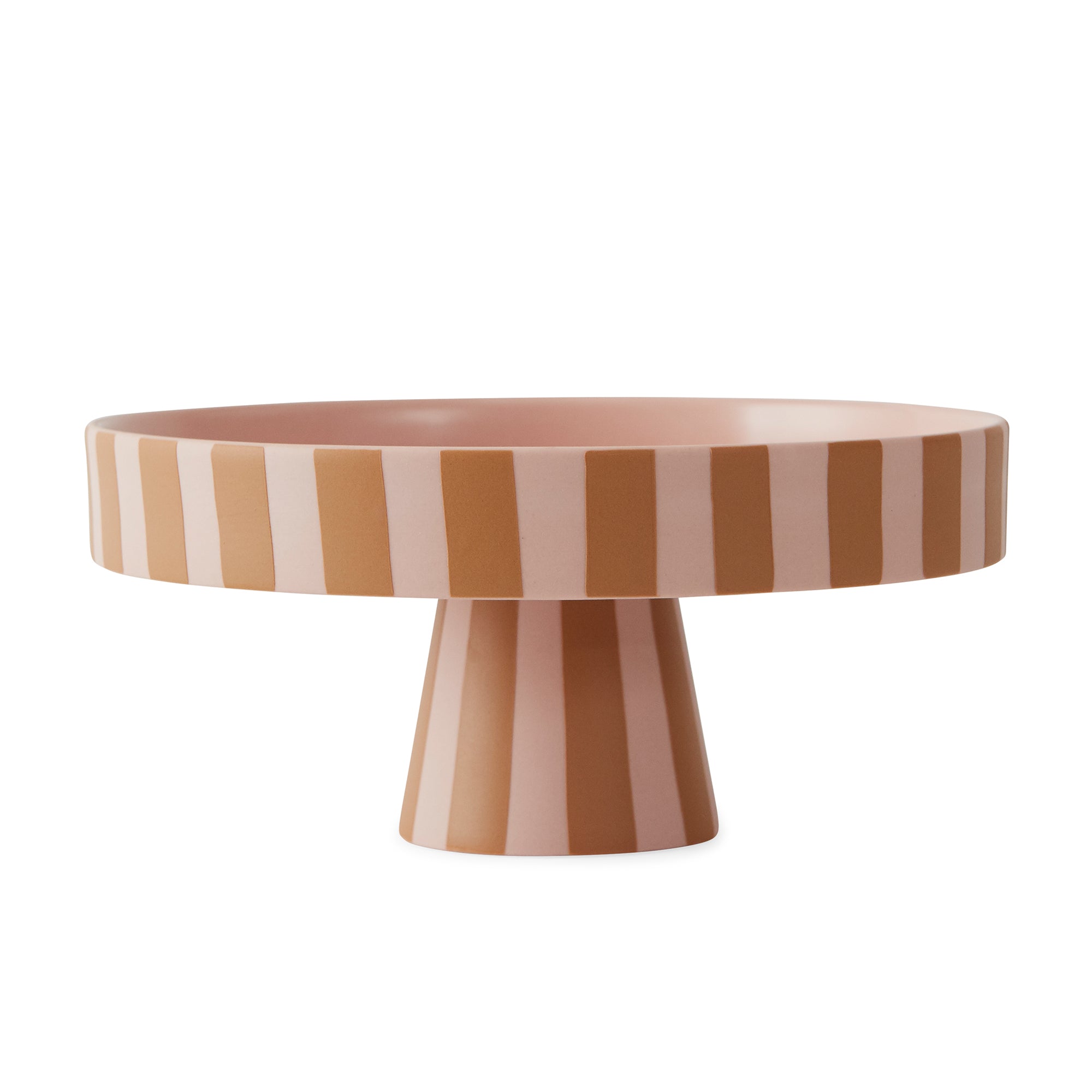 OYOY - Toppu Tablett | Ø 20 x H 9 cm / rosa/karamell