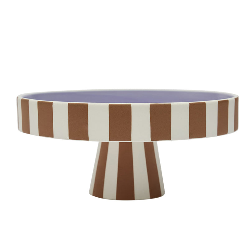 OYOY - Toppu Tablett | Ø 20 x H 9 cm / caramel/lavender