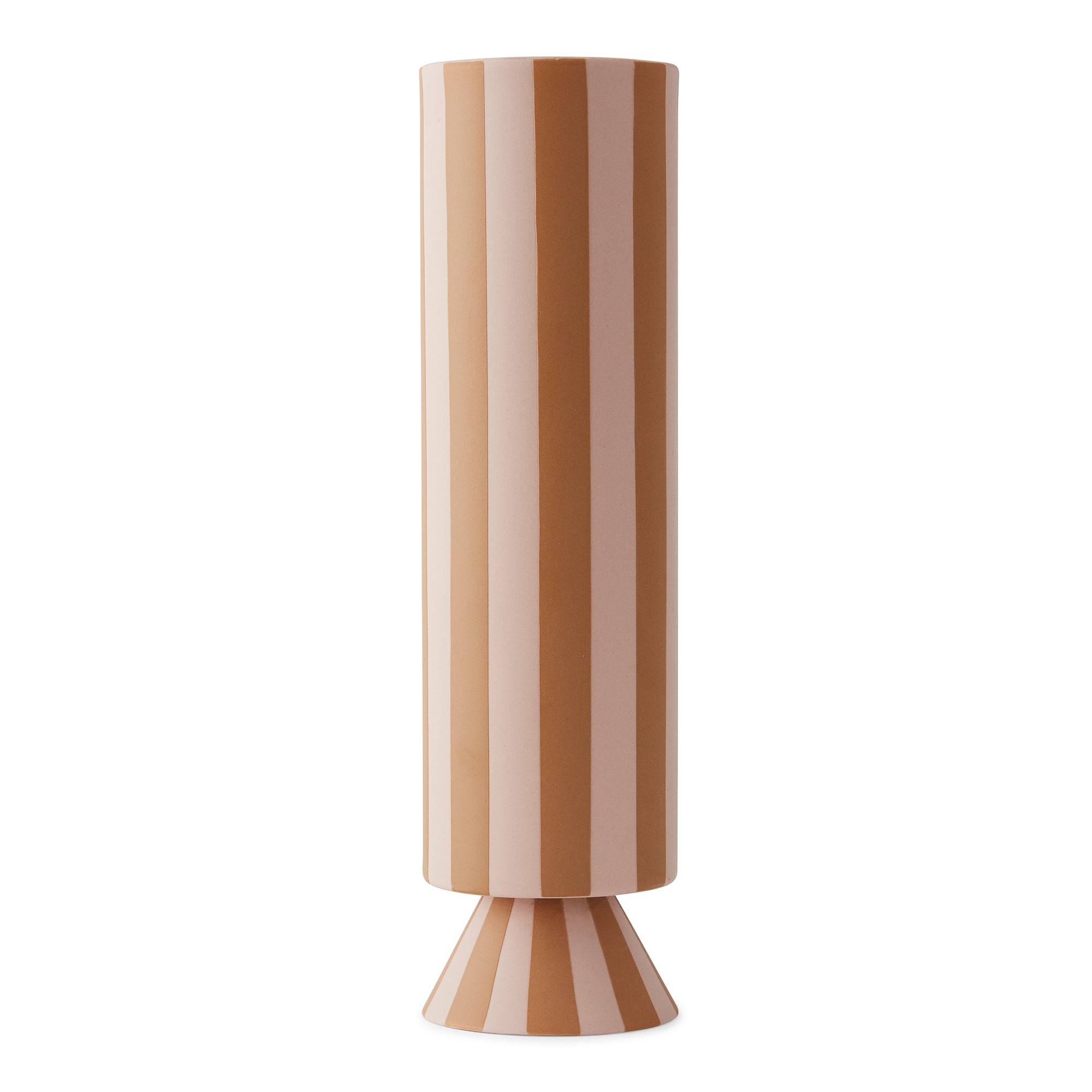 OYOY - Toppu Vase | Ø 8,5 x H 31 cm / rose/caramel