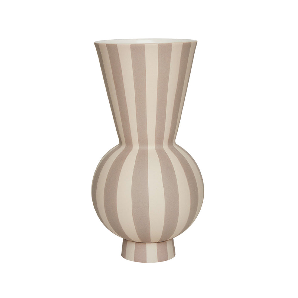 OYOY - Toppu Vase | Ø 14,5 x H 28 cm / clay