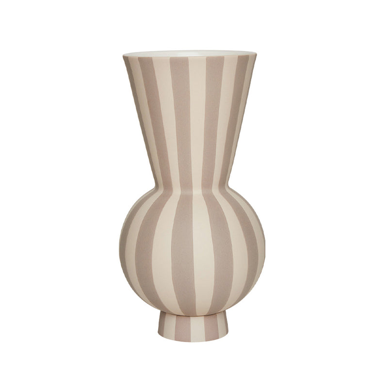 OYOY - Toppu Vase | Ø 14,5 x H 28 cm / clay