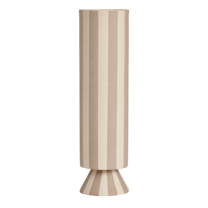 OYOY - Toppu Vase | Ø 8,5 x H 31 cm / clay