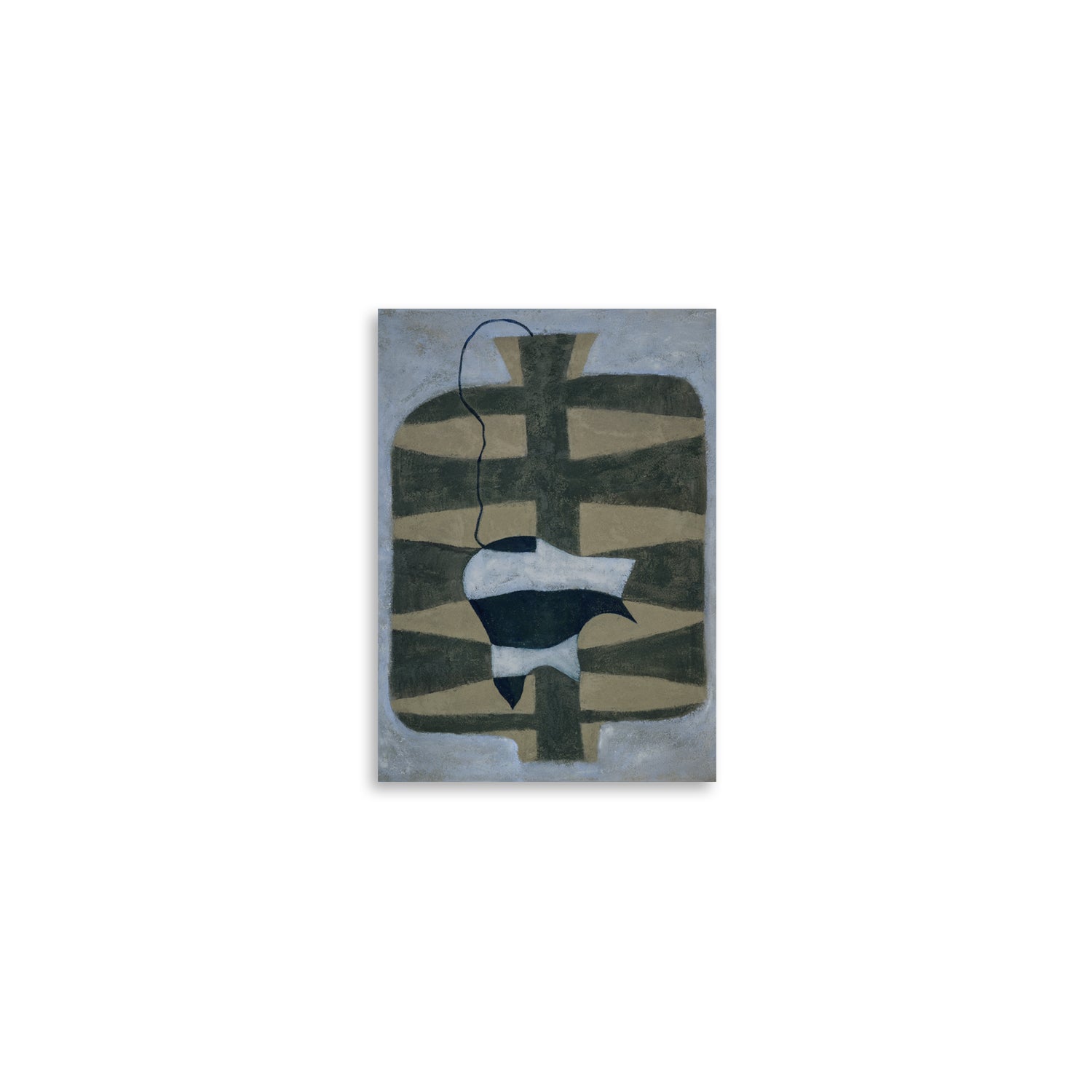Paper Collective - Lilly Poster | A4 / Blue Lilly