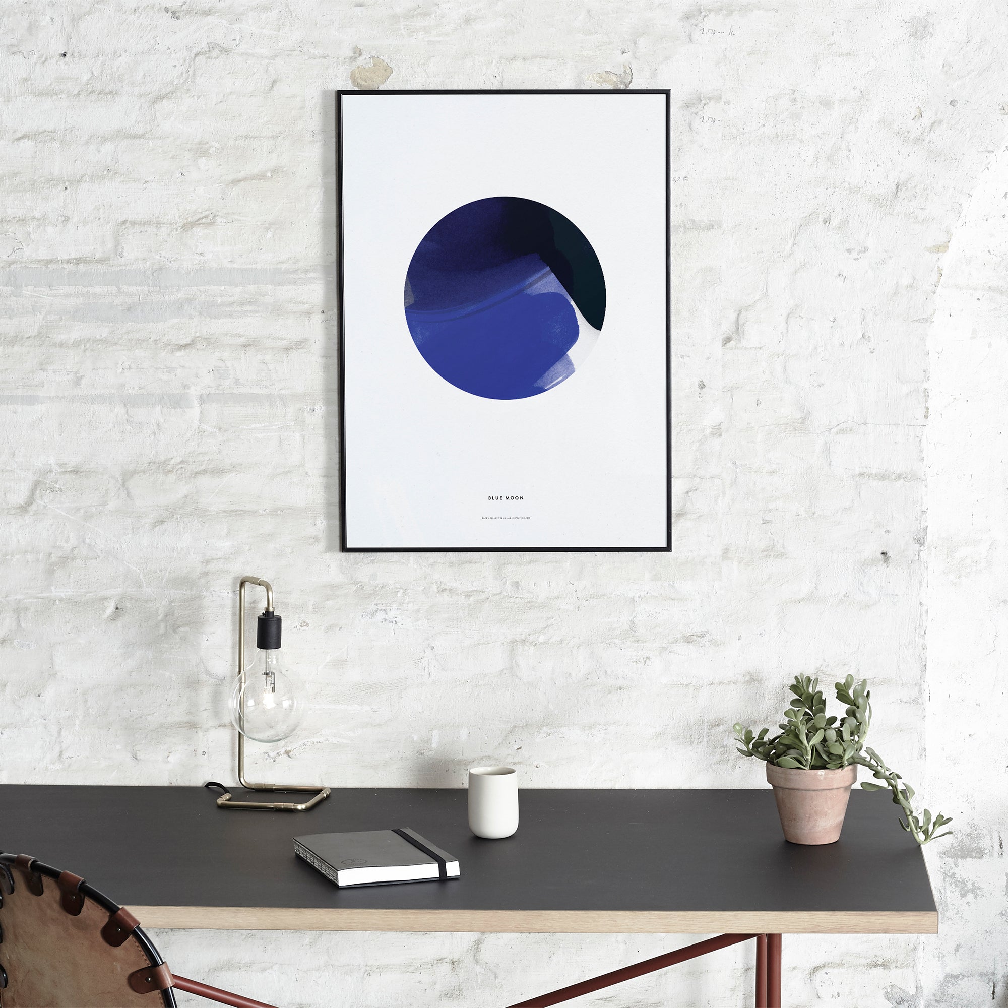 Paper Collective - Blue Moon Poster