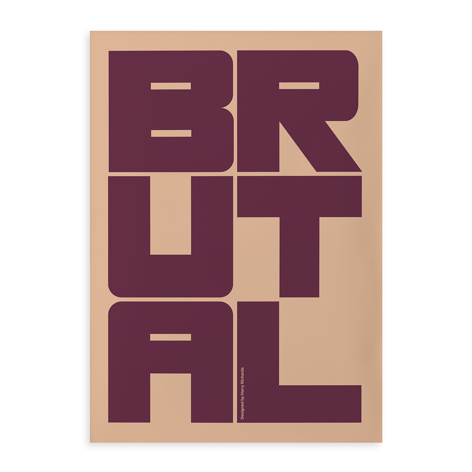 Paper Collective - Brutal Poster | 70 x 100 cm