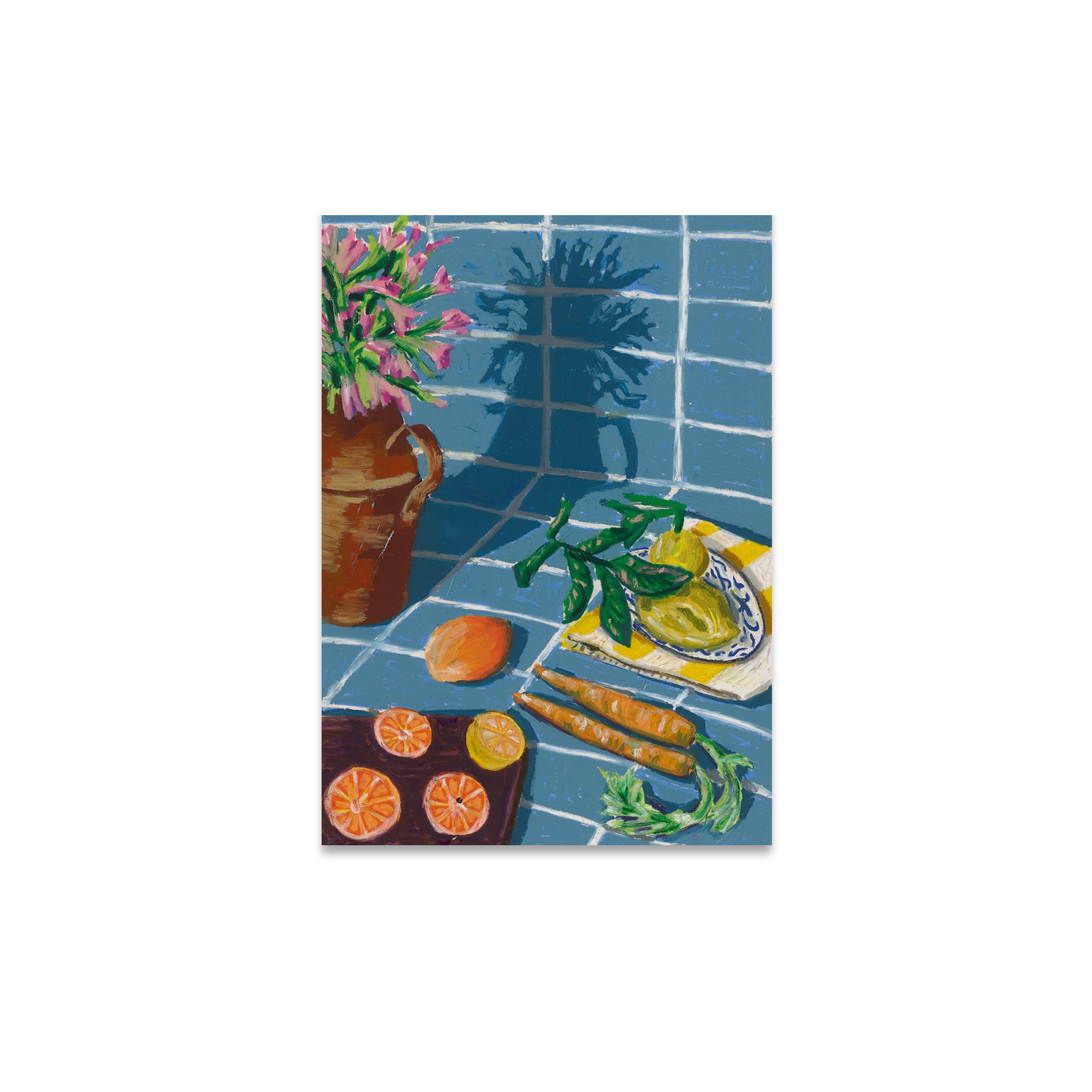 Paper Collective - Composition in Blue Poster | 