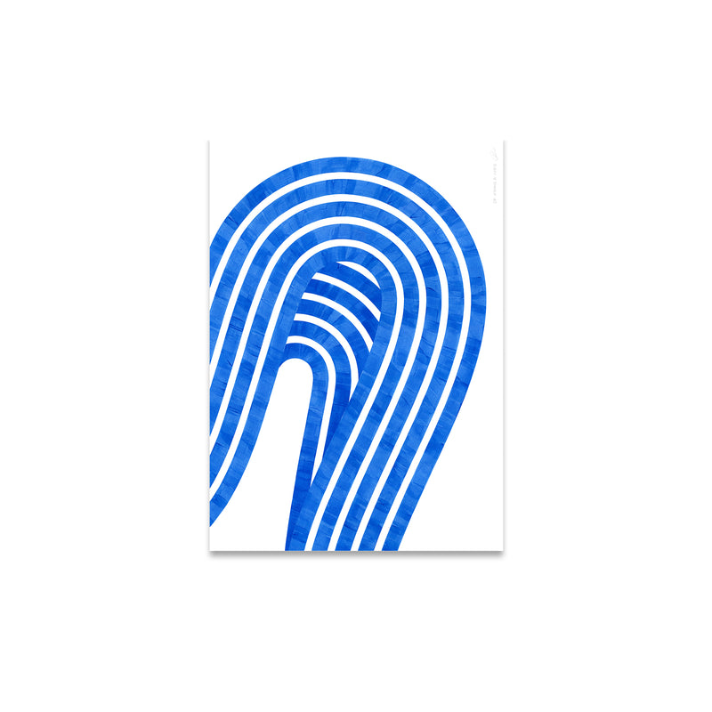 Paper Collective - Entropy Blue Poster | 1 / 30 x 40 cm
