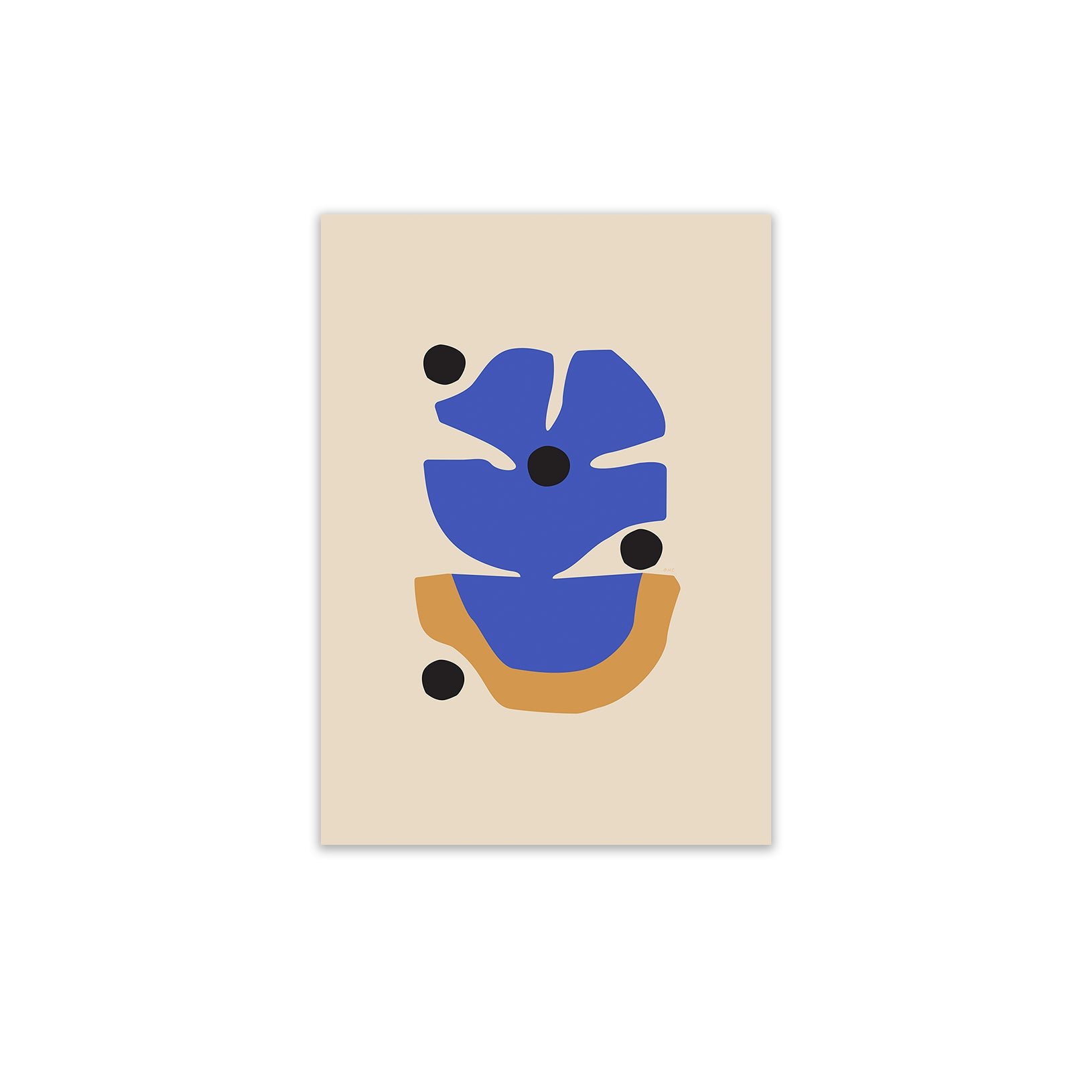 Paper Collective - Flor Azul Poster | 