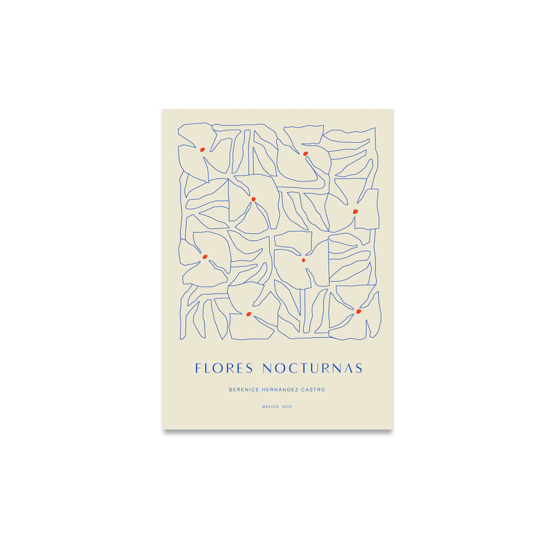 Paper Collective - Flores Nocturnas 01 Poster | 1 / 30 x 40 cm