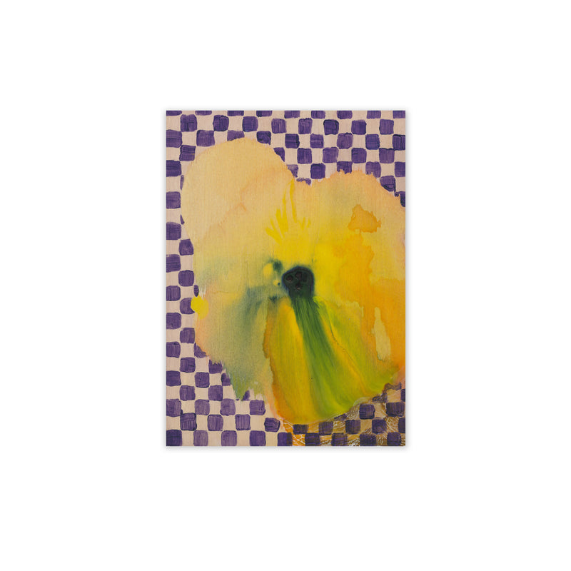 Paper Collective - Flower with Checks Poster | 2 / 30 x 40 cm