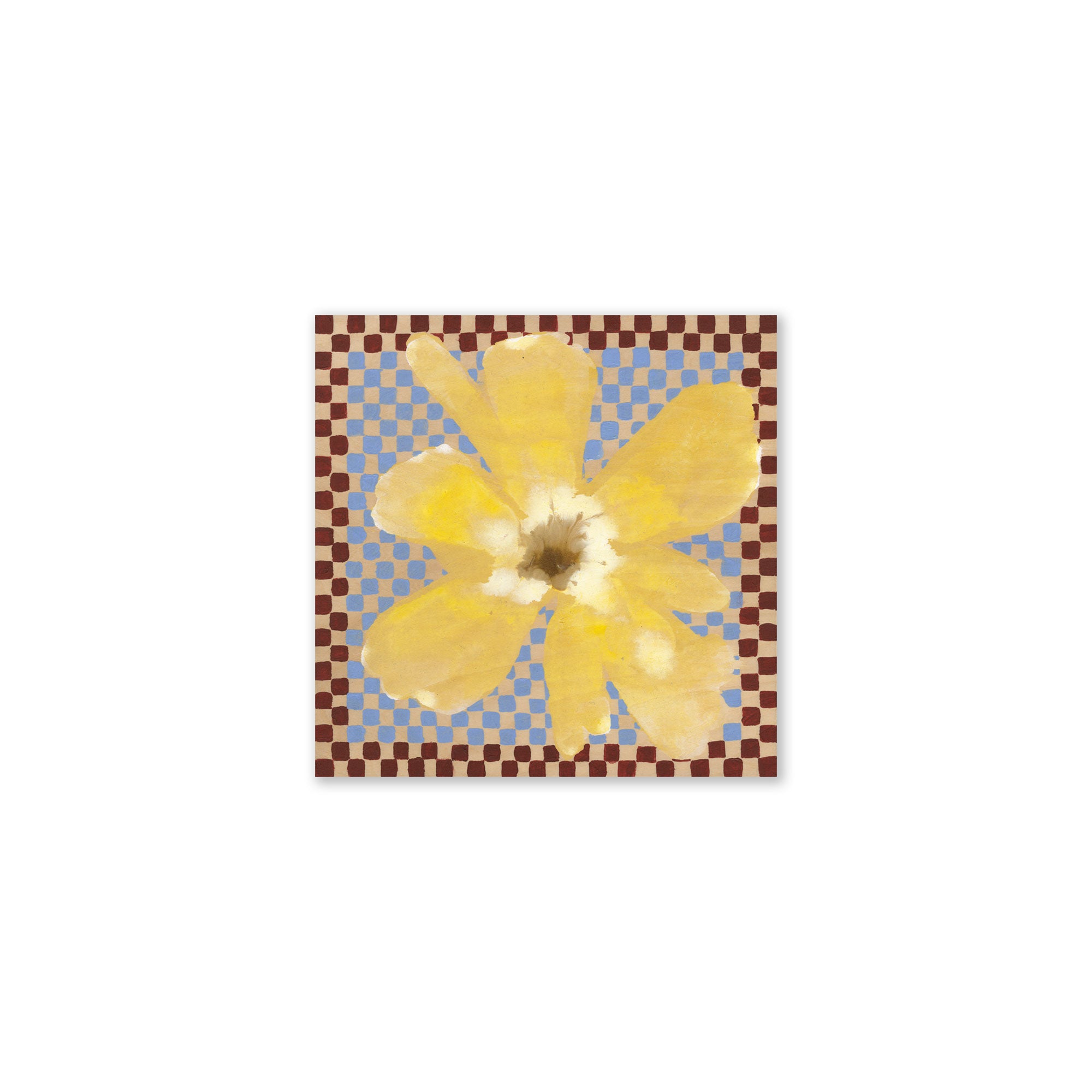 Paper Collective - Flower with Checks Poster | 3 / 30 x 30 cm