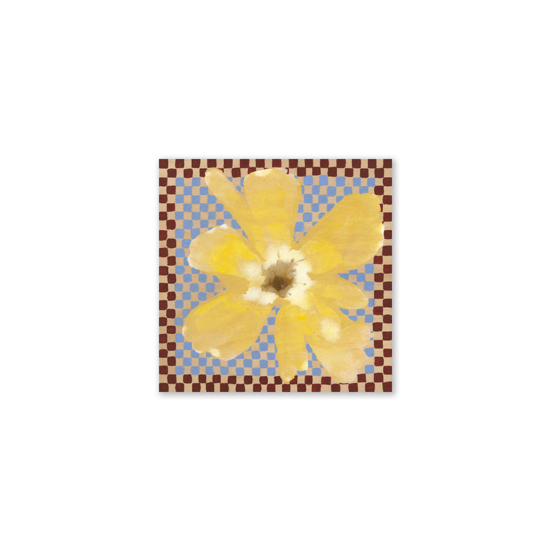Paper Collective - Flower with Checks Poster | 3 / 30 x 30 cm