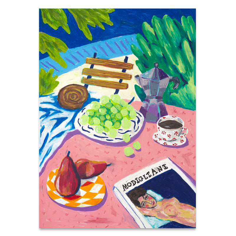 Paper Collective - Modigliani in the Garden Poster | 50 x 70 cm