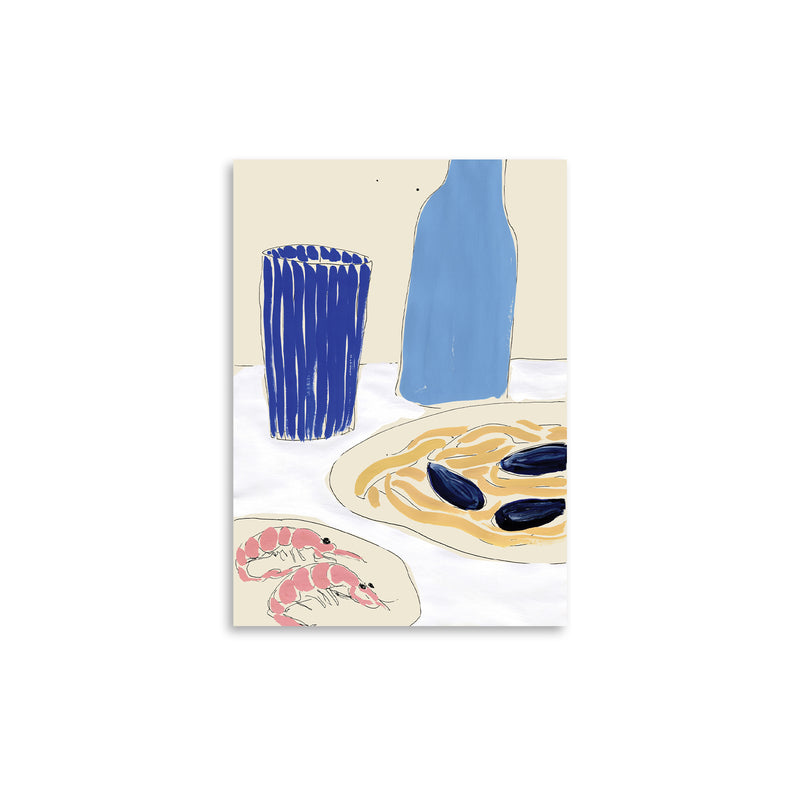 Paper Collective - Positano Lunchtime Poster | 30 x 40 cm