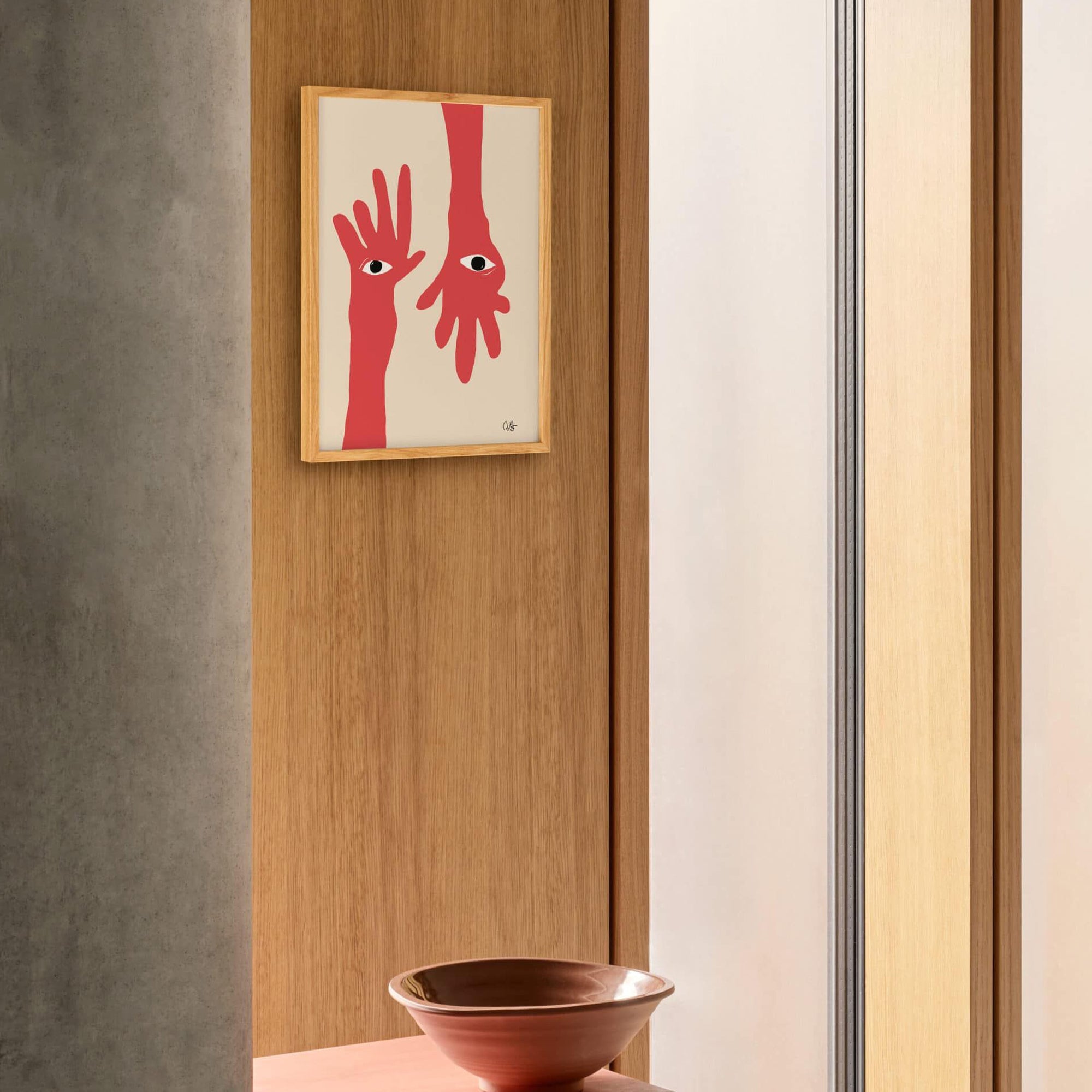 Paper Collective - Hamsa Hands Poster | 30 x 40 cm